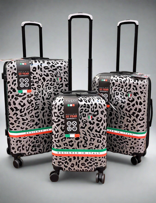Italian Designer - Painted Luggage Set